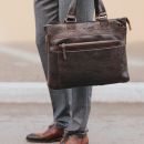 a person holding a bag