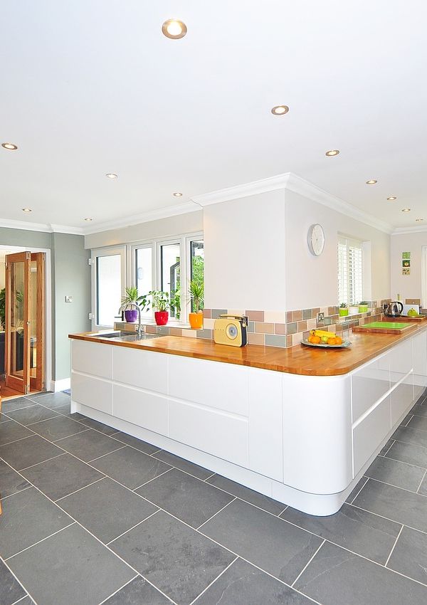 kitchen, dining room, dining table